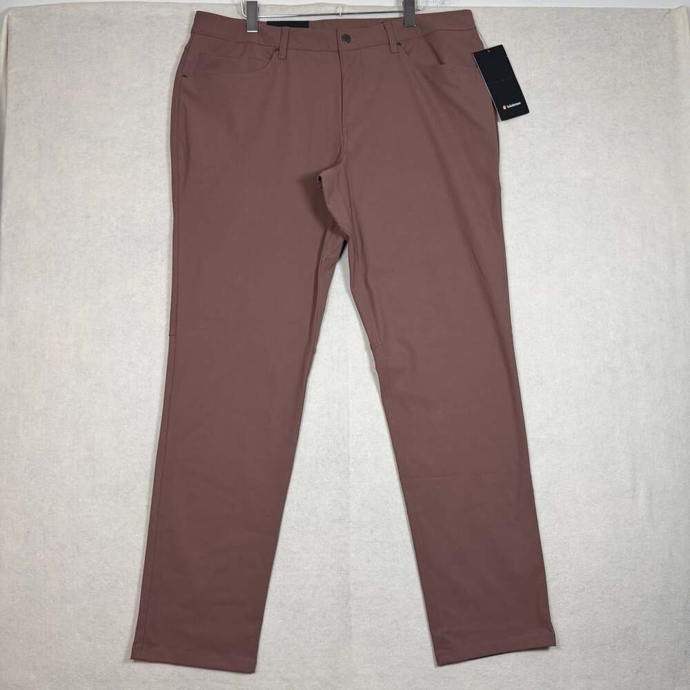 Lululemon Pants Mens 38x34 ABC Pant Classic Brown Warpstreme Stretch NEW